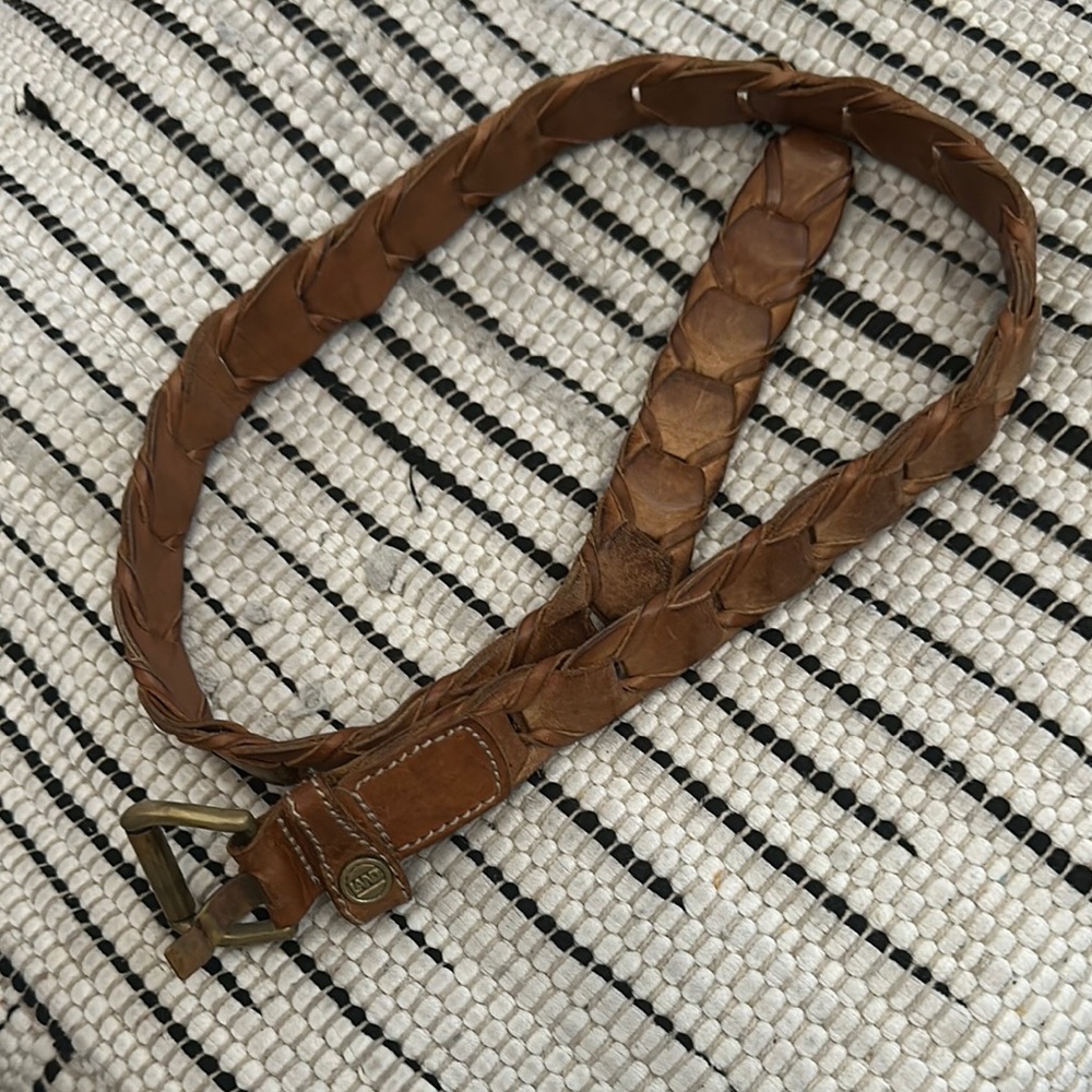 Braided Leather Belt (Unisex)